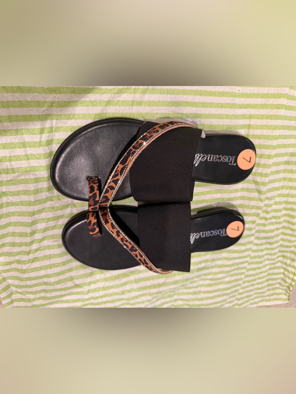 Cheetah sandals - Picture 2 of 3